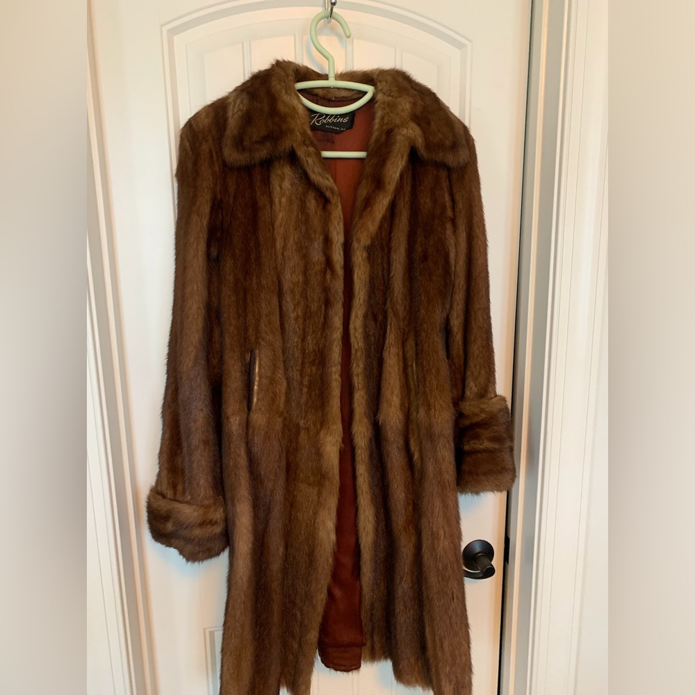 Vintage genuine marmot fur